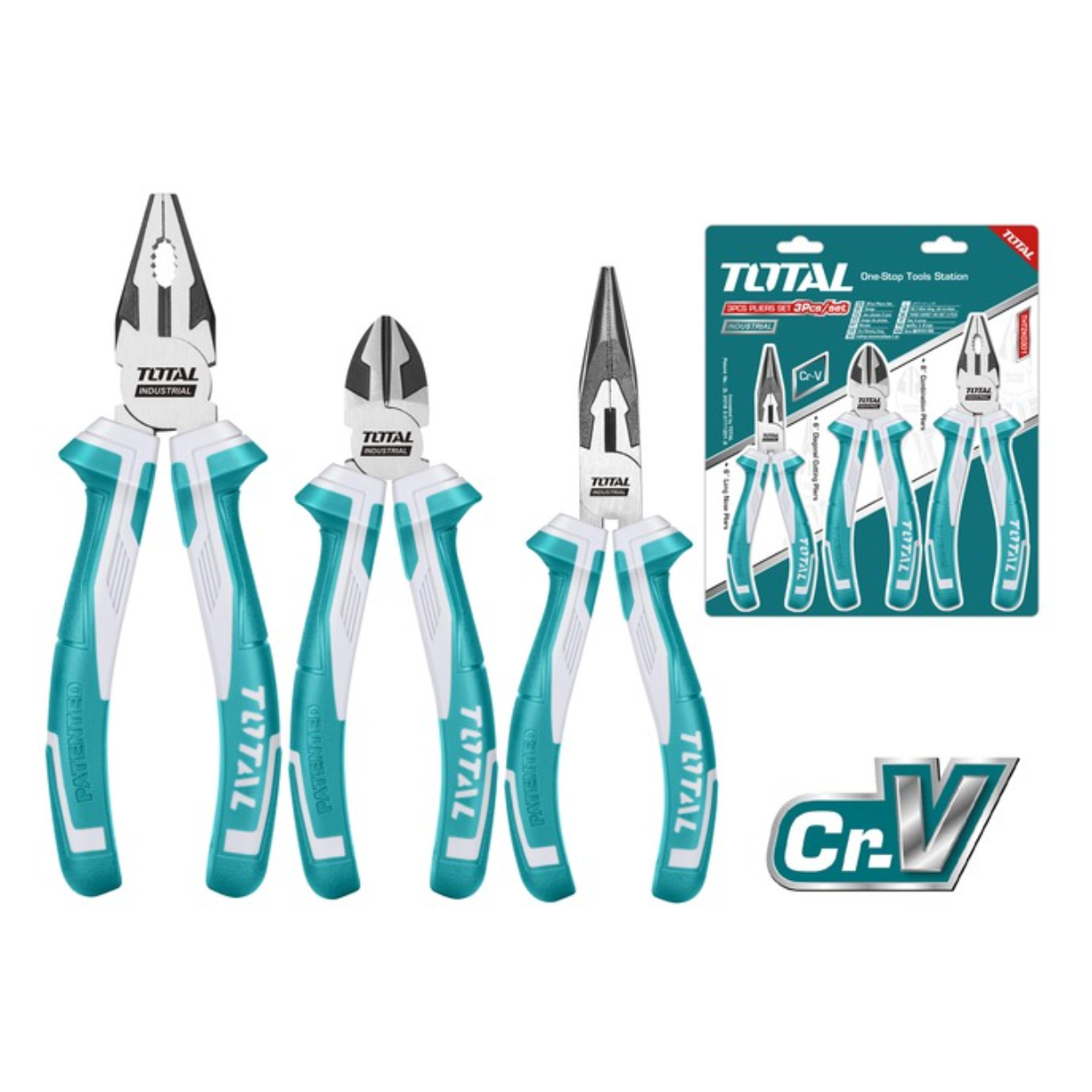3pcs High leverage combination pliers