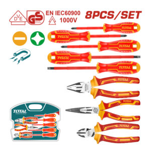8 Piece Insulated Screwdriver and Plier Set