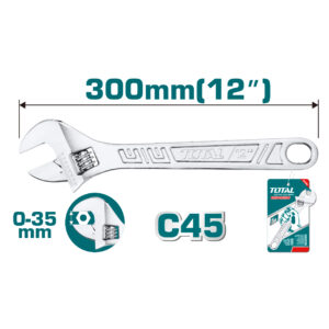 Adjustable Wrench 300mm/0-41mm